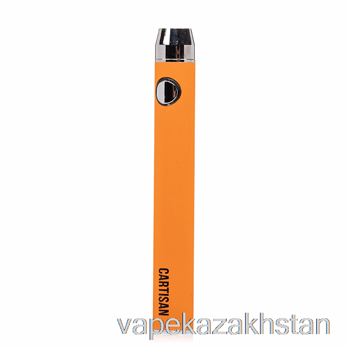 Vape Disposable Cartisan Button VV 900 Dual Charge 510 Battery [Micro] Orange